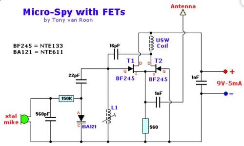 利用FET組件設(shè)計(jì)微間諜電路 集成電路設(shè)計(jì)指南