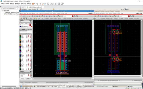 集成電路CAD課程實驗報告 二輸入與非門電路設(shè)計與版圖仿真